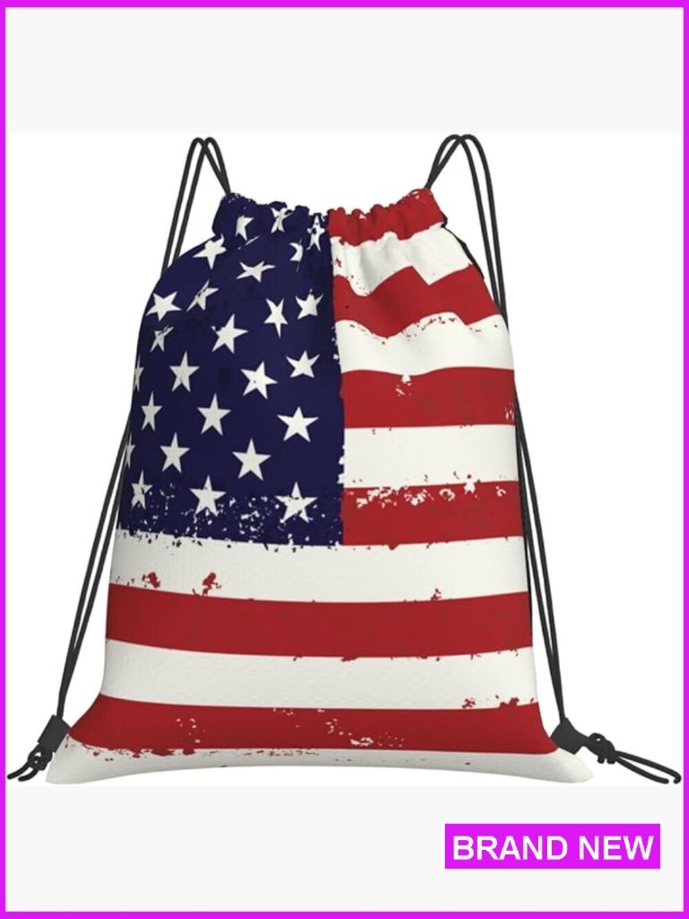 Unisex Drawstring Backpack Bag Sport Gym Travel Sackpack Lightweight